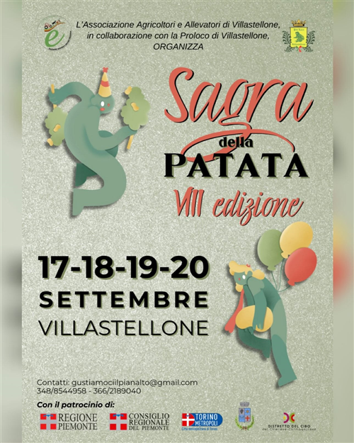 Sagra della Patata di Villastellone â€“ VIII Edizione